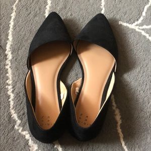 A new day pointy toe suede flats